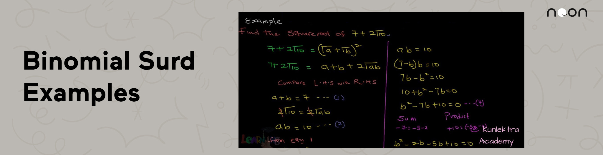 Binomial Surd Examples