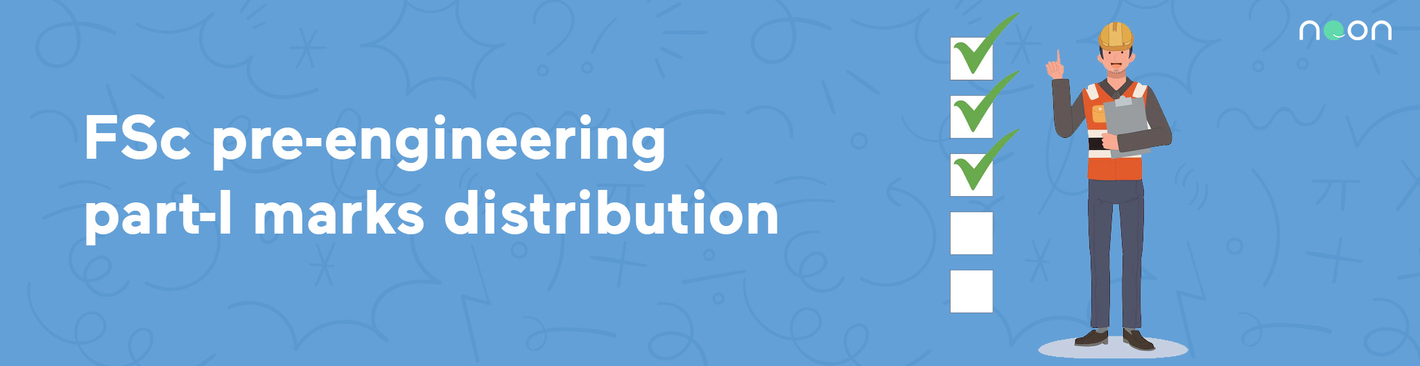 FSc pre-engineering part-I marks distribution