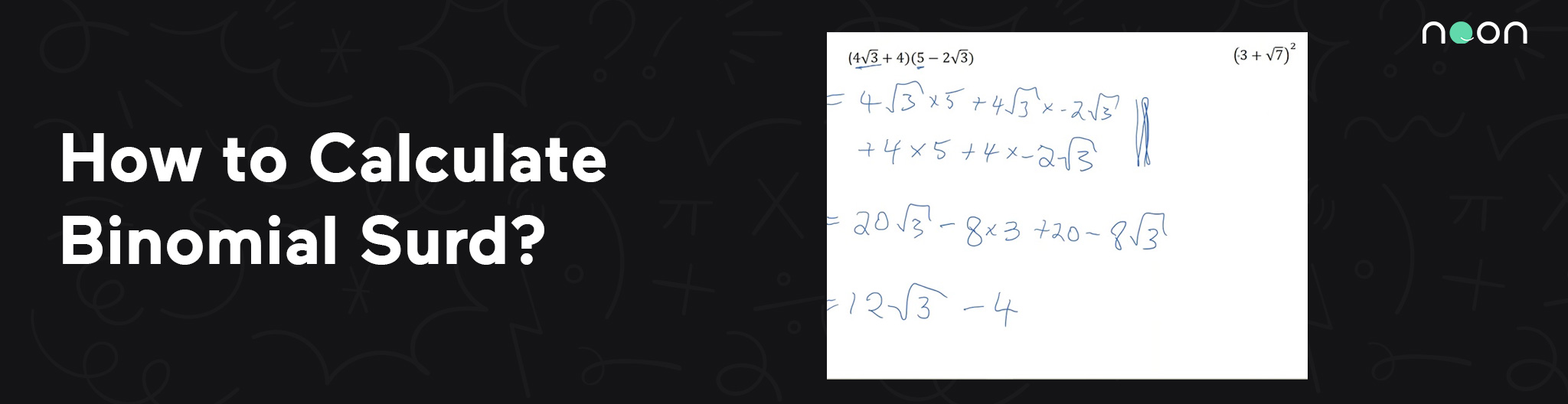 How to Calculate Binomial Surd