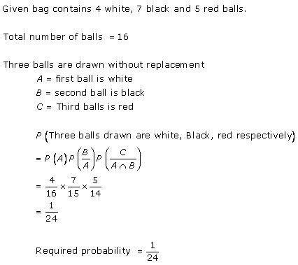 Two bags A and B contain 4 white , 3 black and 2 white, 2 black balls  respectively. From Bag A , 2 balls are drawn at random and transfered to bag
