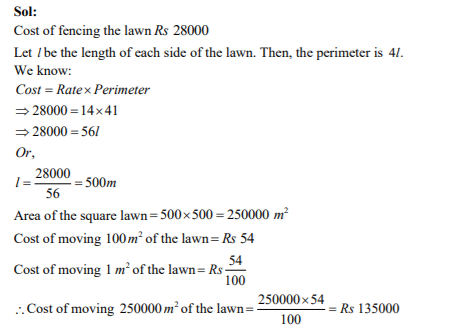 Grass cutting cost outlet per square meter